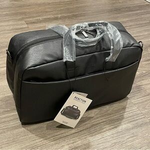Kenneth Cole Reaction Faux Leather 20" Single Compartment Top Load  Duffle Bag